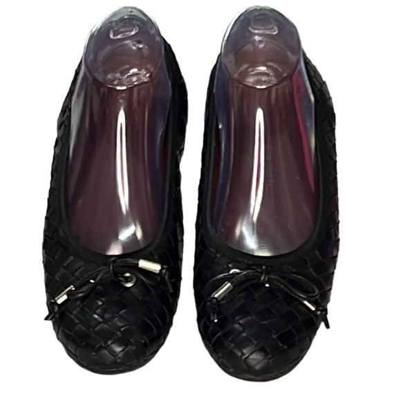 Robert Zur Basket Weave Flats Black - Picture 3 of 6